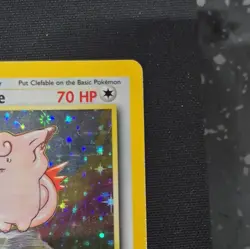 Pokemon Clefable 1/64 Scale Jungle Base Set Holo Card HP - Image 5