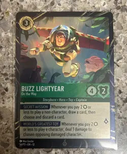 Disney Lorcana Promos: Buzz Lightyear, Belle, & Beast - Image 2