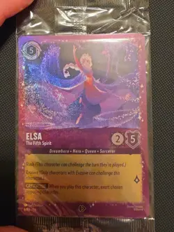 Disney Lorcana Elsa - The Fifth Spirit 6/P3 Promo Foil *SEALED* - Image 1