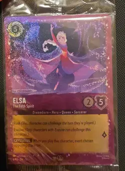 Disney Lorcana Elsa - The Fifth Spirit 6/P3 Promo Foil *SEALED* - Image 2