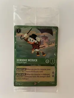 Disney Lorcana TCG: Scrooge McDuck - S.H.U.S.H. Agent SEALED Promo 36/P3 - Image 1