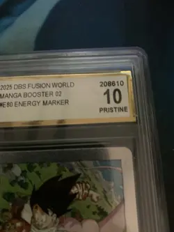 CGA 10 Dragon Ball Energy Marker (E-80) - Fusion World Energy Marker Silver Foil - Image 3