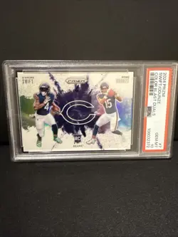 🔥2024 Prizm D’Andre Swift/ Rome Odunze Dual Colorblast SSP PSA 10 Bears - Image 1