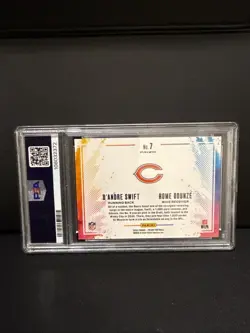 🔥2024 Prizm D’Andre Swift/ Rome Odunze Dual Colorblast SSP PSA 10 Bears - Image 2