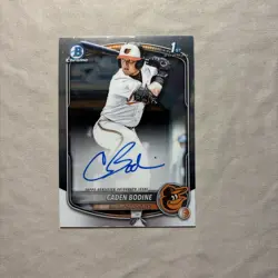 Caden Bodine 2025 Bowman Draft Chrome 1st Auto #CPA-CB Orioles - Image 1