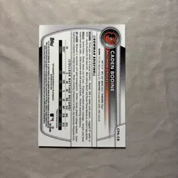 Caden Bodine 2025 Bowman Draft Chrome 1st Auto #CPA-CB Orioles - Image 2