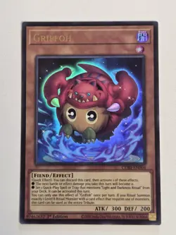 Griffoh CORI-EN004 Ultra Rare 1st Edition Yugioh Chaos Origins Kuriboh Card NM - Image 1