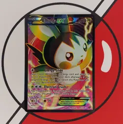 EMOLGA EX 143/146 XY Base Set Full Art Holo Pokemon TCG English Card LP - Image 1