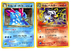 Dark Feraligatr Dark Houndoom No.160 229 Neo Destiny 2Set Japanese Pokemon Card - Image 1