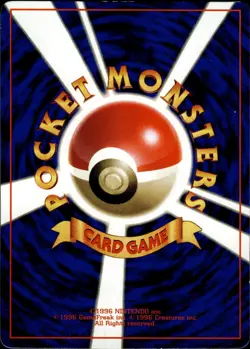 Meowth 052 CoroCoro Comic Promo Old Back Vintage Japanese Pokemon Card B60 - Image 2