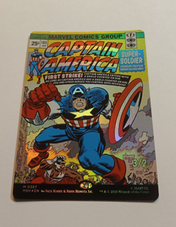 Captain America, Super-Soldier (Borderless) (0387) Marvel Super Heroes Foil. - Image 1