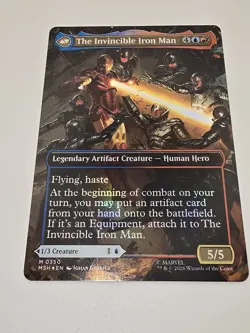 Tony Stark (Borderless) (0350) Marvel Super Heroes Foil - Image 2