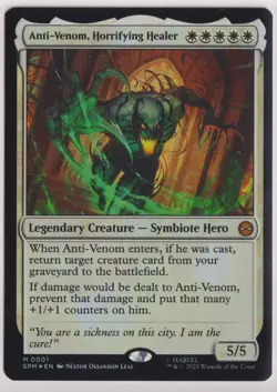 Mtg Anti-Venom, Horrifying Healer Marvel's Spider-Man Foil - Image 1