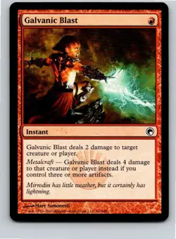 Magic the Gathering Galvanic Blast Scars of Mirrodin MTG Free Shipping! - Image 1