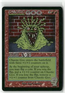 Chaotic Goo Rainbow FOIL Secret Lair x Brain Dead MTG NM - Image 1