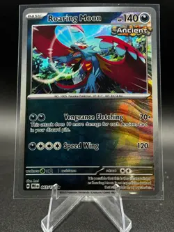 Roaring Moon (Poke Ball Pattern) 065/131 Prismatic Evolutions Holo Pokemon TC - Image 1