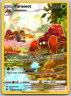 2022 Pokemon Lost Origin Trainer Gallery Parasect TG01/TG30 Holo NM - Image 1