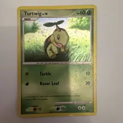 Pokemon Turtwig DP01 Black Star Diamond & Pearl Promo - Image 1
