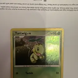 Pokemon Turtwig DP01 Black Star Diamond & Pearl Promo - Image 5