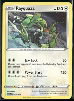 Rayquaza 014/015 Promo McDonald's Promos 2024 Pokemon Near Mint - Image 1