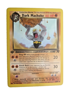 Pokemon 1st Edition Dark Machoke 40/82 Team Rocket - Image 1