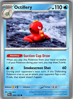 Octillery 034/182 Common Paradox Rift Pokemon NM/M - Image 1