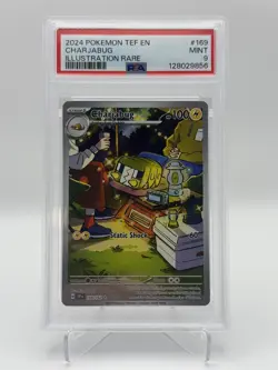 Charjabug 169/162 - Temporal Forces Illustration Rare Pokemon - PSA 9 MINT - Image 1