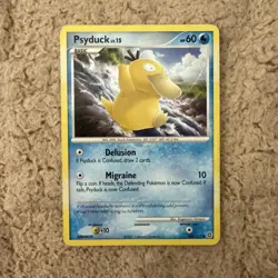 2007 Psyduck Pokemon Common Secret Wonders 100/132 HP - Image 1