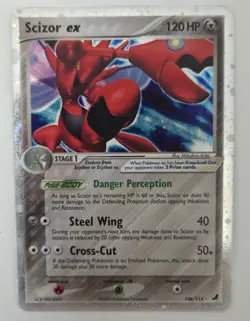 Scizor ex 108/115 EX Holon Phantoms Holo Ultra Rare 120 HP ENG 2005 - Image 1