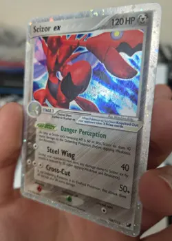 Scizor ex 108/115 EX Holon Phantoms Holo Ultra Rare 120 HP ENG 2005 - Image 3