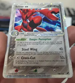 Scizor ex 108/115 EX Holon Phantoms Holo Ultra Rare 120 HP ENG 2005 - Image 4