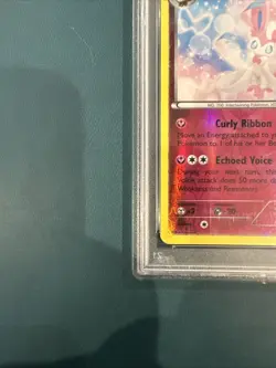 2014 POKEMON XY FURIOUS FISTS #72 SYLVEON-REVERSE FOIL PSA 8 - Image 3