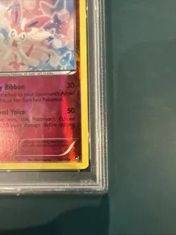 2014 POKEMON XY FURIOUS FISTS #72 SYLVEON-REVERSE FOIL PSA 8 - Image 4