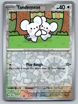 Tandemaus 157/191 Common Surging Sparks Pokemon Reverse Holo Near Mint - Image 1