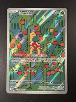 Pokemon Shuckle IR 136/132 ME01: Mega Evolution Illustration Rare NM/M - Image 1