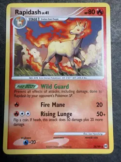 Rapidash 28/99 Rare Arceus Pokemon Lightly Played - Image 1