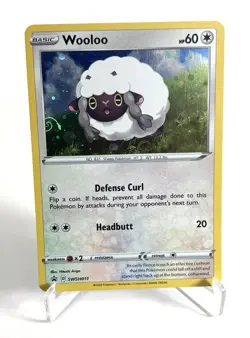 Wooloo SWSH011 Pokemon TCG Black Star Promo NM 2020 Galaxy Swirl 🌀 - Image 1