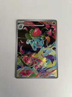 Pokemon TCG Ivysaur Me01: Mega Evolution Illustration Rare Full Art Holo 134/132 - Image 1
