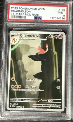 Charmander 168 Charmeleon 169 Charizard 199 2023 Pokemon Mew EN Set PSA 9 - Image 4