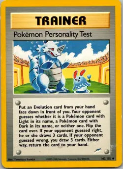 Pokemon Personality Test Uncommon Neo Destiny 102/105 - Image 1