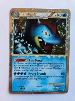 Pokemon TCG Feraligatr Prime HGSS07 HGSS Promo Holo ENG NM - Image 1