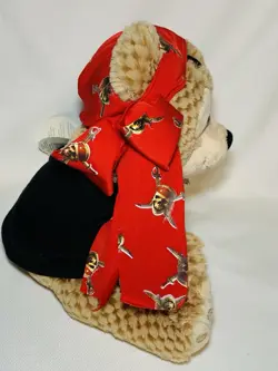 Disney Parks Pirates of the Caribbean Hidden Mickey Bear Waffle Plush Pre-Duffy - Image 5