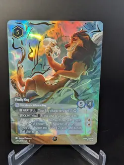 Disney Lorcana Fabled Scar Finally King 239/204 | ENCHANTED | Fabled - Image 1