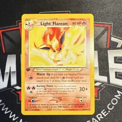 The Pokemon Company Light Flareon 46/105 Neo Destiny 1st Ed Uncommon EN 80HP - Image 1