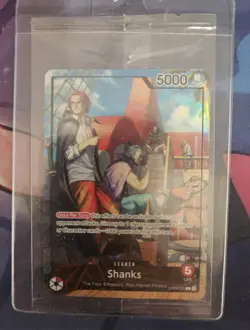 Shanks (2025 PSA Magazine Promo) OP09-001 One Piece Promotion Cards Foil sealed - Image 1