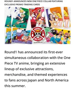 One Piece x Round1 Promo Card pack Presale Rare! LuffyU (1 Pack) July 20 ship! - Image 3