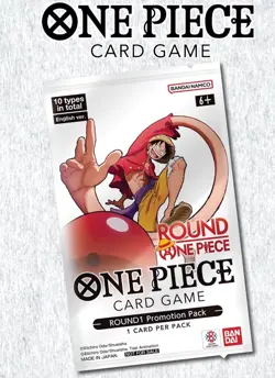 One Piece x Round1 Promo Card pack Presale Rare! LuffyU (1 Pack) July 20 ship! - Image 4