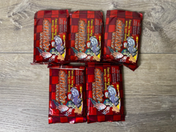 Lot of 5 Racer Knights of Falconus Card Game Packs - Image 1