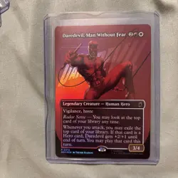 Daredevil, Man Without Fear (Borderless) (0372) Marvel Super Heroes Foil - Image 1