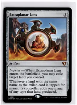 Extraplanar Lens Commander Masters 381 LP x1 MTG Magic: the Gathering - Image 1